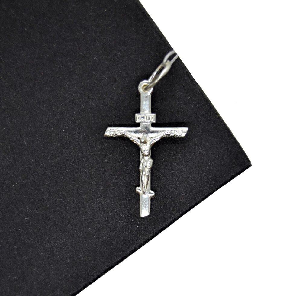 Срібний хрестик Кр189 від компанії Іконна лавка - фото 1