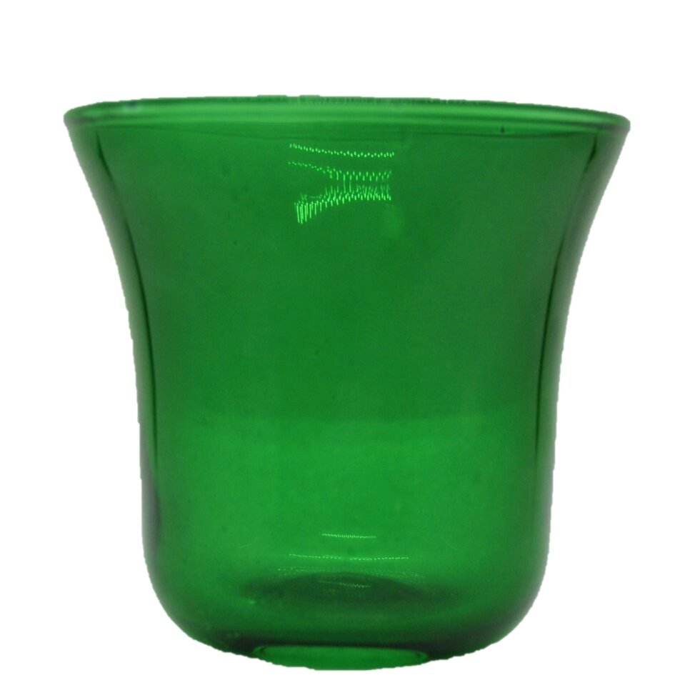 Стакан для лампад зеленый 7,5см від компанії Іконна лавка - фото 1