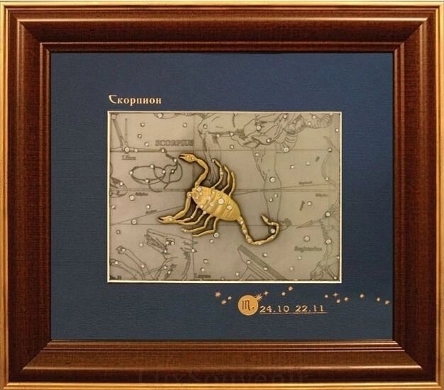 Сувенір "Знак зодіаку Скорпіон" від компанії Іконна лавка - фото 1