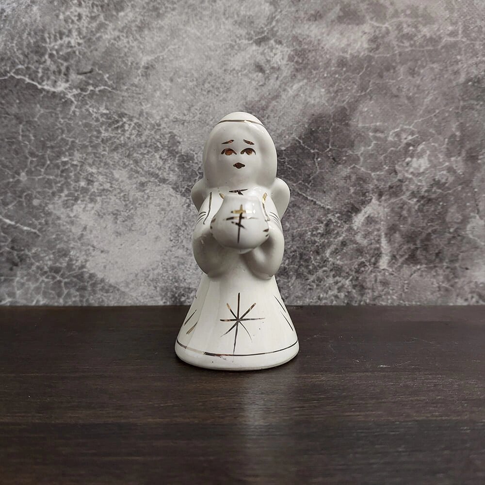 Свічник «Ангел» білий від компанії Іконна лавка - фото 1