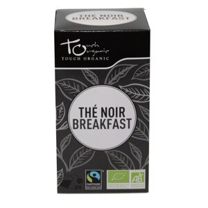 Чай чорний Breakfast Tea ферментований у пакетиках органічний Touch Organic,48г (24*2г)