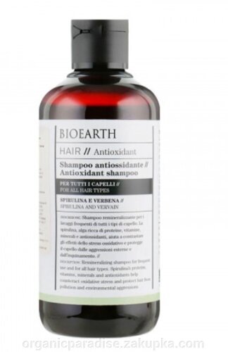 Шампунь для всіх типів волосся Hair Antioxidant Shampoo Bioearth, 250 мл
