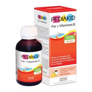 Сироп для детей, преодоление анемии и снятие усталости: Фер + витамины группы В Pediakid