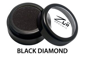 Тени органические для век Black Diamond / Черный Бриллиант 1,5 г Zuii Organic