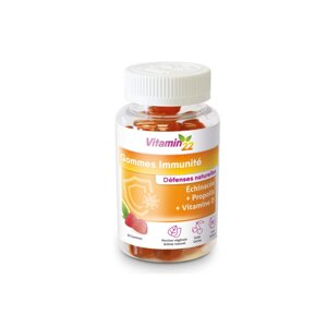 Vitamin'22 Жувальні пастилки Імунітет - ехінацея прополіс рослинний / GOMMES IMMUNITE, 60 шт