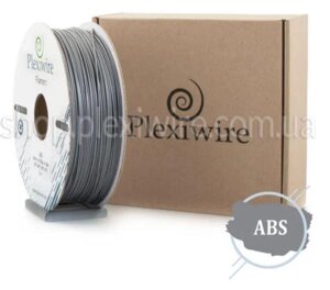 ABS пластик Plexiwire для 3D принтера срібло 1.75 мм (0,75 кг)