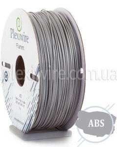 ABS пластик Plexiwire для 3D принтера сірий 1.75мм (400м / 1кг )