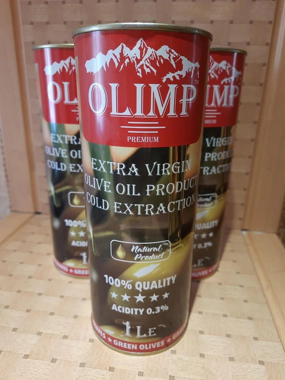 Оливкова олія Olimp Extra Virgin Olive Oil Gold Extraction 1 літр Греція від компанії тисячі Suvenirov - фото 1