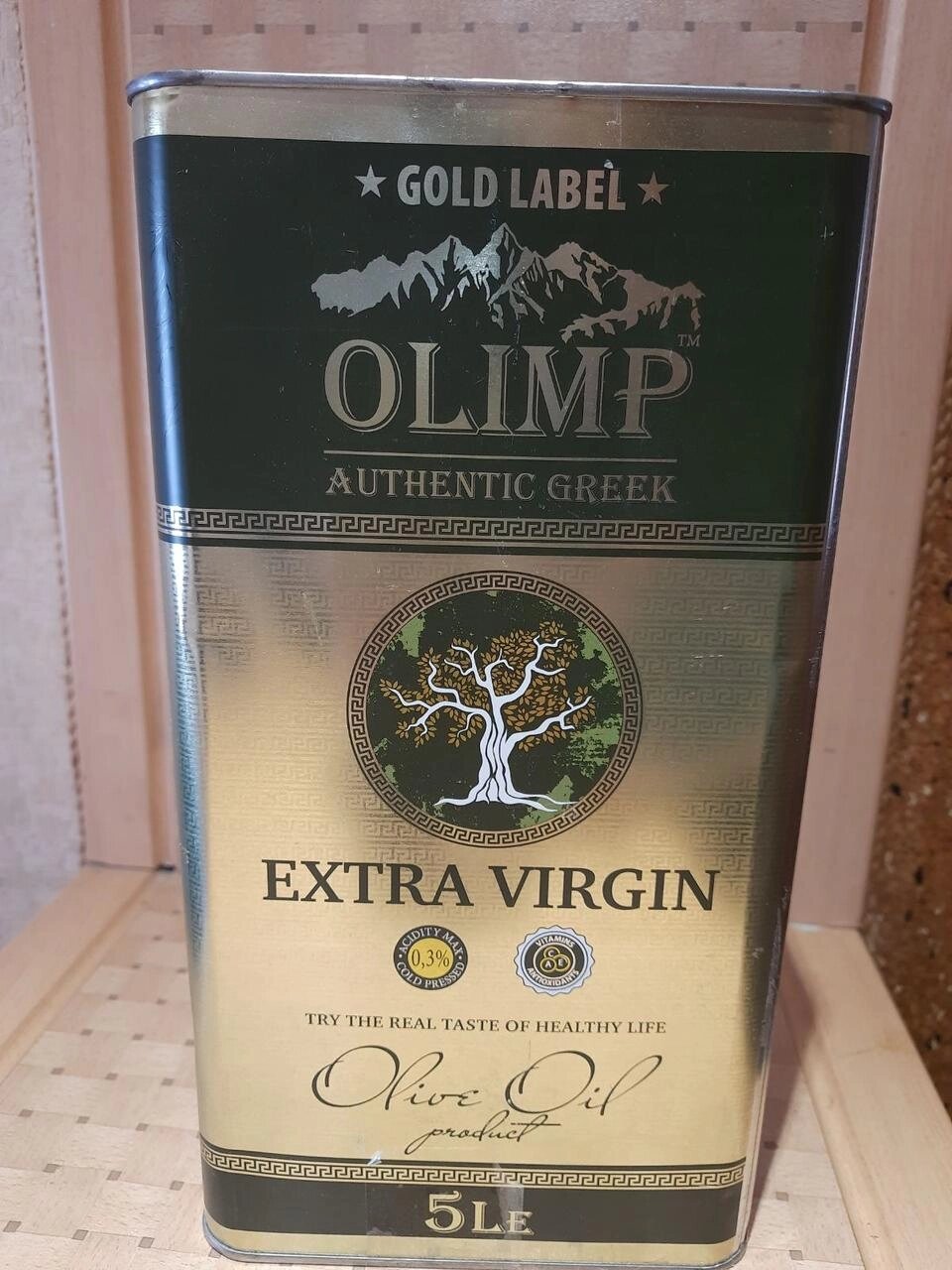 Оливкова олія «olimp» gold label, 5л Греція від компанії тисячі Suvenirov - фото 1