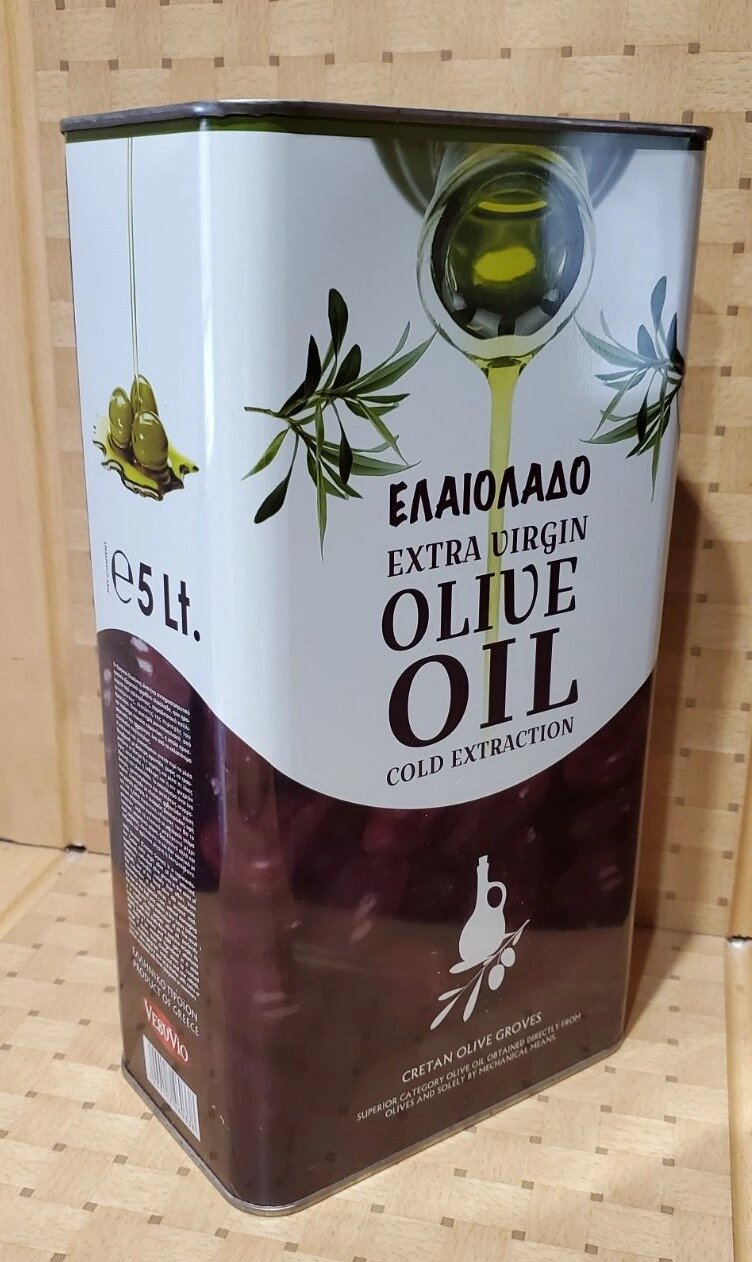 Оливковое масло Olio Extra Vergine Olive Olive 5 л первого холодного отжима від компанії тисячі Suvenirov - фото 1