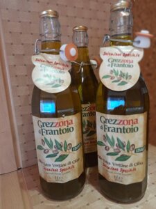 Grezzona Frantoio di extra vergine di oliva - Нефільтроване оливкова олія 1 л (Італія) - 265 грн