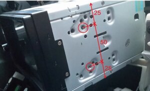 Скоби кріплення 2DIN магнітоли для Kia Cerato LD/TD (Spectra5)