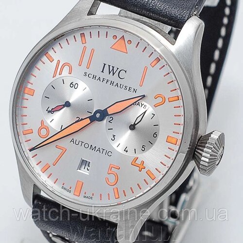 Годинник чоловічий IWC Die Grosse Fliegeruhr. silver. мех. клас ААА