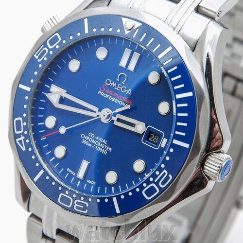 Годинник чоловічий Omega Seamaster Professional diver blue. механіка. клас ААА