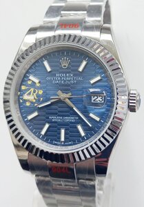 Годинник Rolex Datejust blue Dial. клас ААА