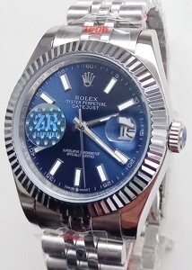 Годинник Rolex Datejust blue. клас ААА