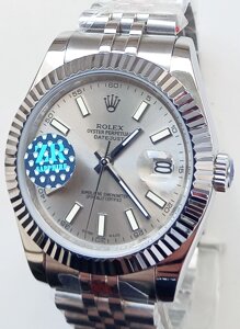 Годинник Rolex Datejust grey. клас ААА