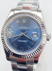 Годинник Rolex Oyster Datejust automatic blue Dial. клас ААА