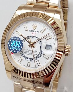 Часы Rolex sky-dweller white. класс ААА