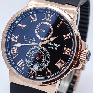 Годинник Ulysse Nardin Chronometer gold-black. клас ААА