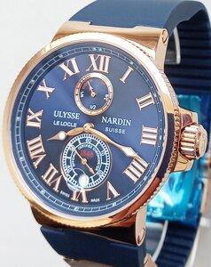 Годинник Ulysse Nardin Chronometer gold-blue. клас ААА