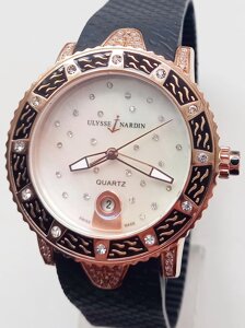 Годинник Ulysse Nardin Lady Diver "Starry Night" gold-white