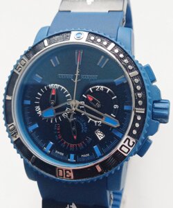 Годинник Ulysse nardin Maxi Marine Chronograph Voyage bleu. клас ААА