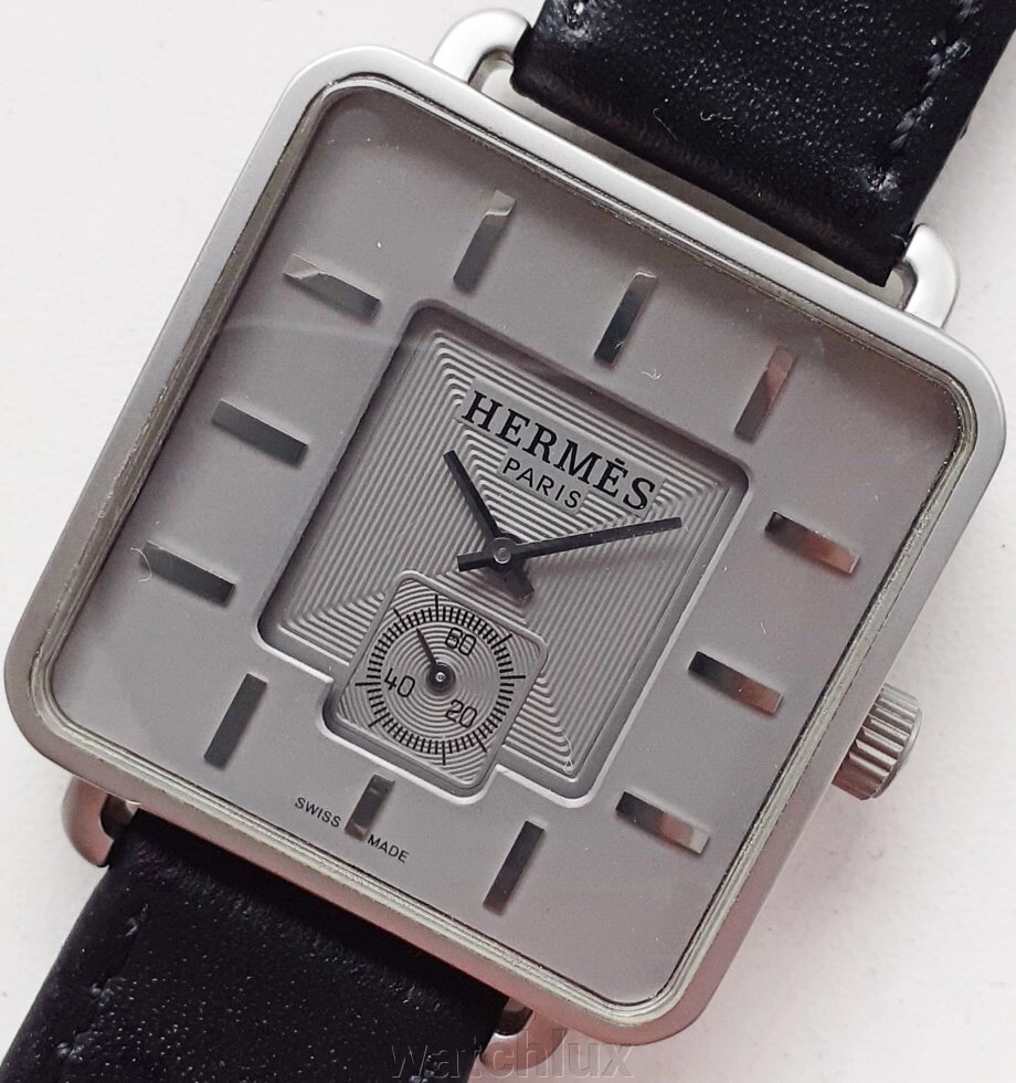 Годинник чоловічий Hermes Paris grey - огляд