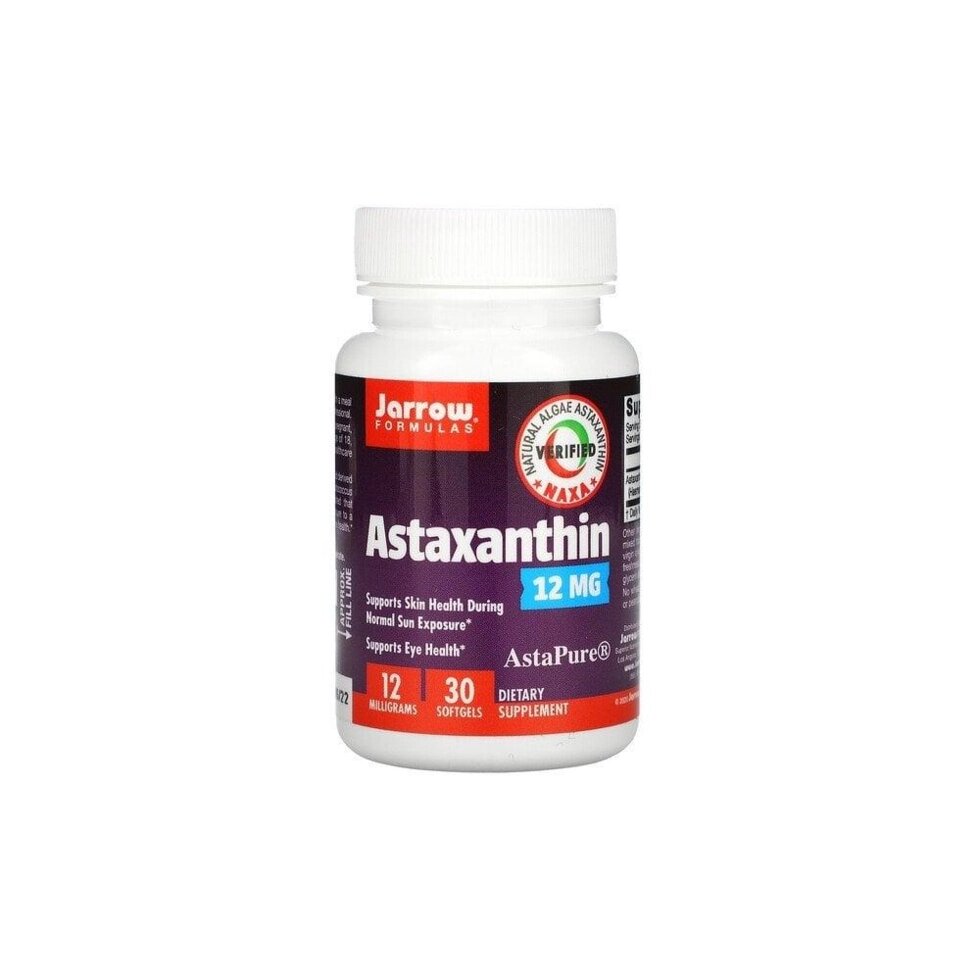 Астаксантин, формули ярроу, 12 мг, 30 капсул. Зроблено в США. від компанії Інтернет магазин "Канбан" - фото 1