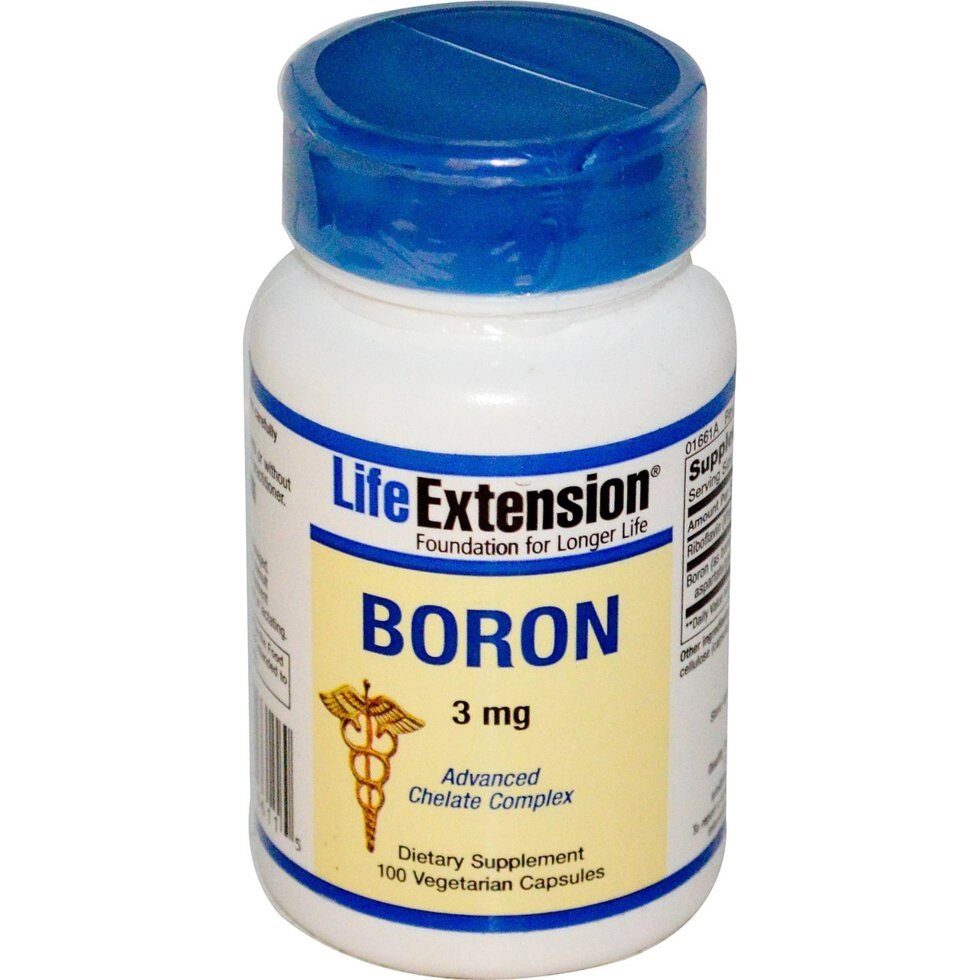 Бор, Life Extension, 3 мг, 100 капсул від компанії Інтернет магазин "Канбан" - фото 1