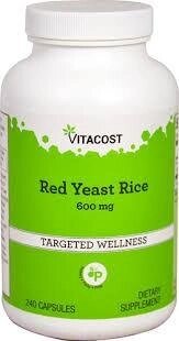 Червоний дріжджовий рис, Vitacost, Red Yeast Rice, 600 мг, 240 таблеток від компанії Інтернет магазин "Канбан" - фото 1