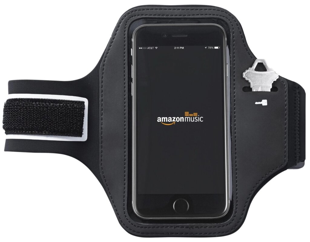 Чохол на руку для телефону AmazonBasics Running Armband для iPhone 6, iPhone 6s, Samsung Galaxy S6 від компанії Інтернет магазин "Канбан" - фото 1