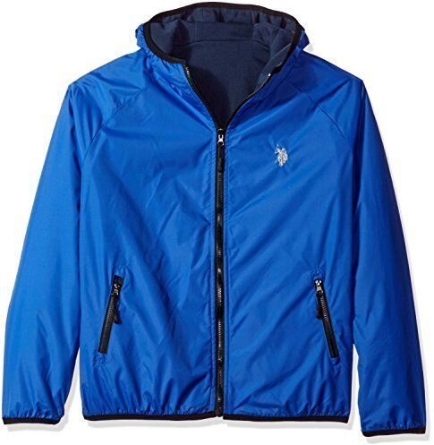 Чоловіча куртка U. S. Polo Assn. Men "s Reversible Softshell To Fleece Hoodie, China Blue, L від компанії Інтернет магазин "Канбан" - фото 1