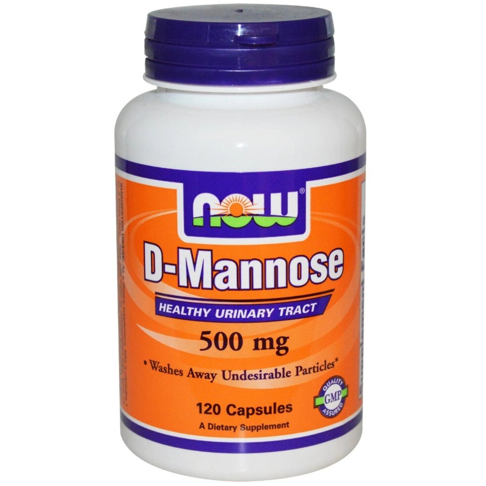 D-Манноза, Now Foods, 500 мг, 120 капсул. Зроблено в США. від компанії Інтернет магазин "Канбан" - фото 1