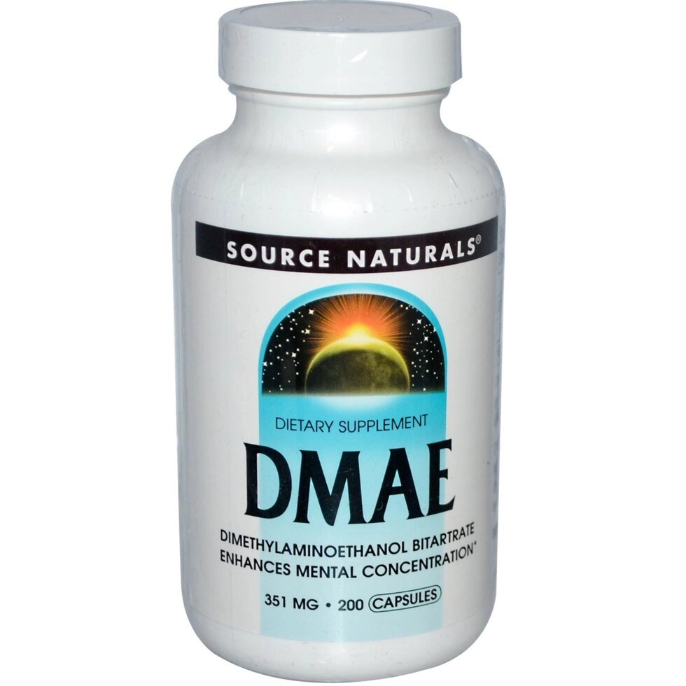 ДМАЕ (DMAE) Source Naturals, 200 капсул. від компанії Інтернет магазин "Канбан" - фото 1
