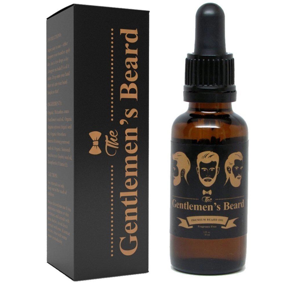 Gentleman's Beard Oil масло для догляду за бородою від компанії Інтернет магазин "Канбан" - фото 1