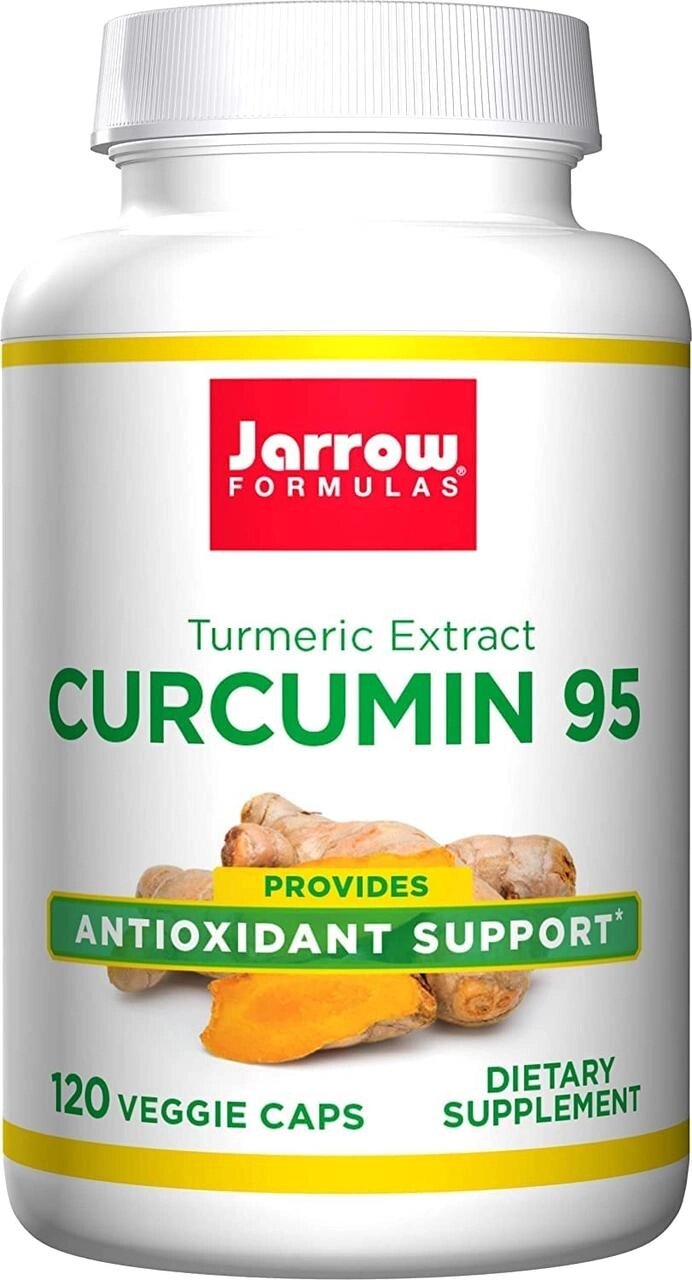 Jarrow Formulas, Куркумин 95, 500 мг, 120 рослинних капсул від компанії Інтернет магазин "Канбан" - фото 1
