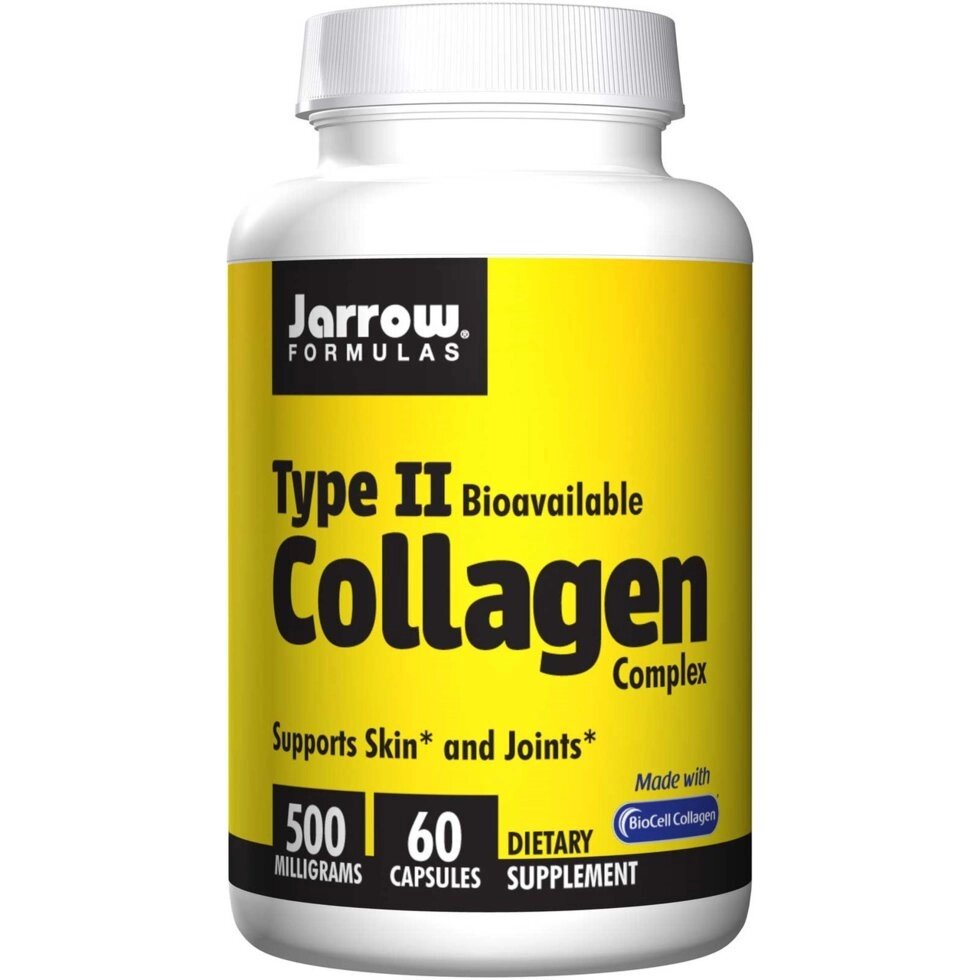 Колаген тип II, Jarrow Formulas, 500 мг, 60 капсул. Зроблено в США. від компанії Інтернет магазин "Канбан" - фото 1