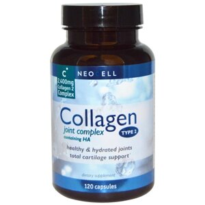 Колаген 2 типу, Neocell, Комплекс для суглобів, 120 капсул. Зроблено в США.