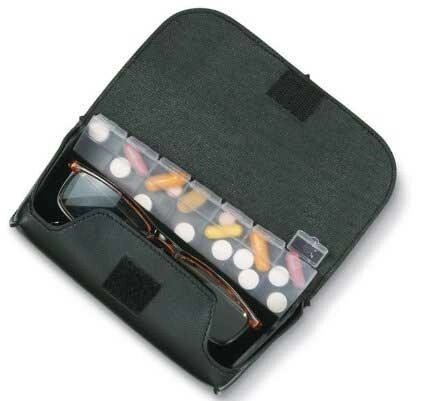 Контейнер для таблеток і очок Dual Eyeglass and Pill Box Travel Case від компанії Інтернет магазин "Канбан" - фото 1