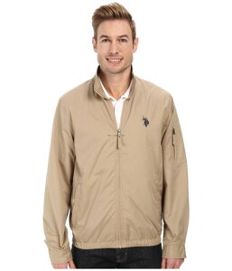 Куртка чоловіча U. S. Polo Assn. Men "s Mock Zip Jacket, Desert Khaki, розмір: XL