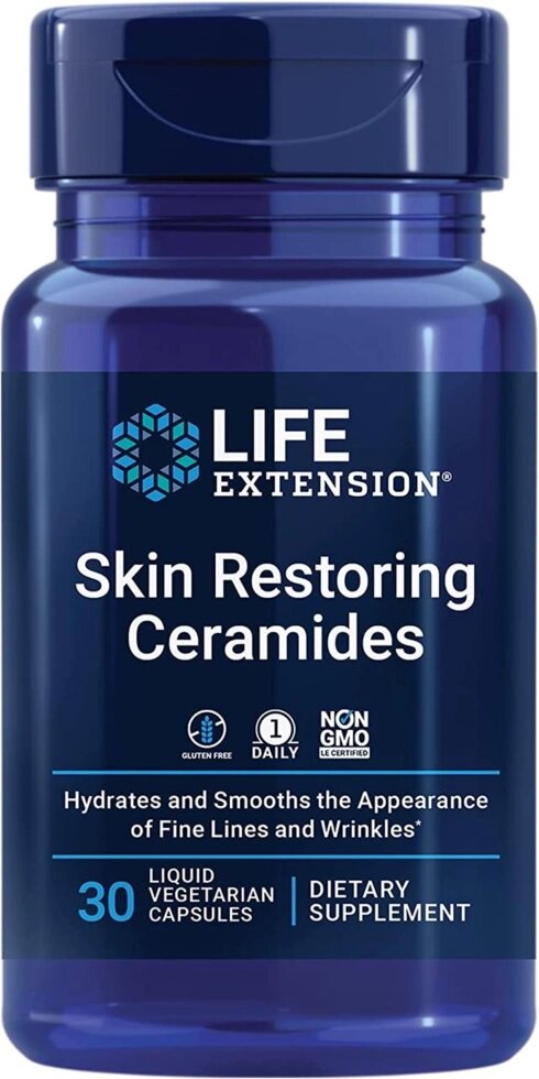 Life Extension фіто кераміди для відновлення шкіри, 350 мл, 30 капсул від компанії Інтернет магазин "Канбан" - фото 1