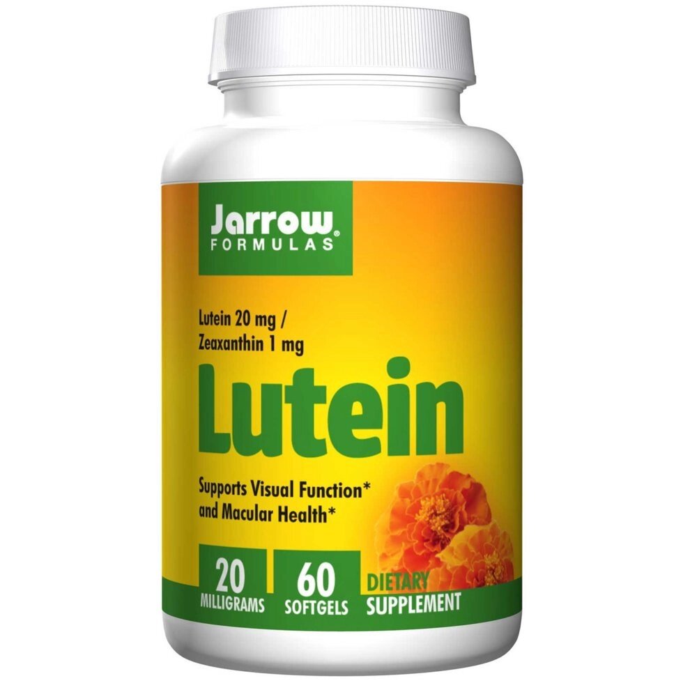 Лютеїн, Jarrow Formulas, 20 мг, 60 капсул від компанії Інтернет магазин "Канбан" - фото 1