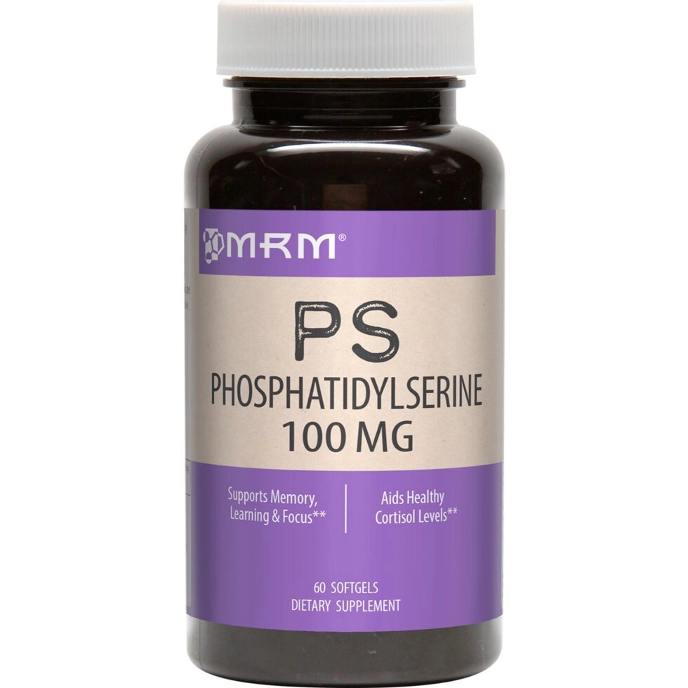 MRM, Фосфатидилсерин (PS, Phosphatidylserine), 100 мг, 60 капсул від компанії Інтернет магазин "Канбан" - фото 1