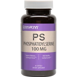 MRM, Фосфатидилсерин (PS, Phosphatidylserine), 100 мг, 60 капсул