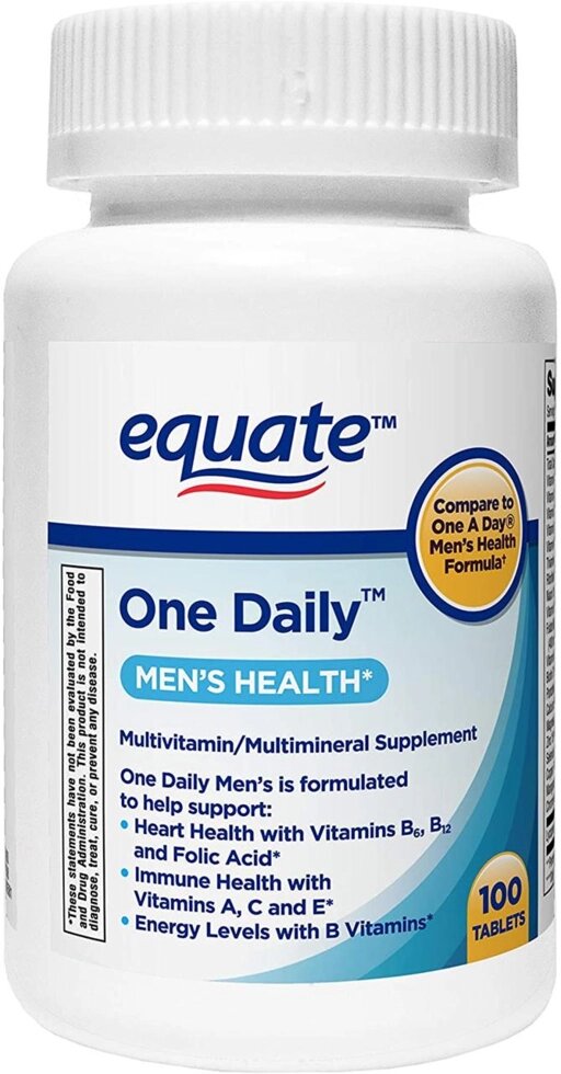 Мультивітаміни чоловічі прирівнюють один щодня "один шматок на день", 100 таблеток.) від компанії Інтернет магазин "Канбан" - фото 1