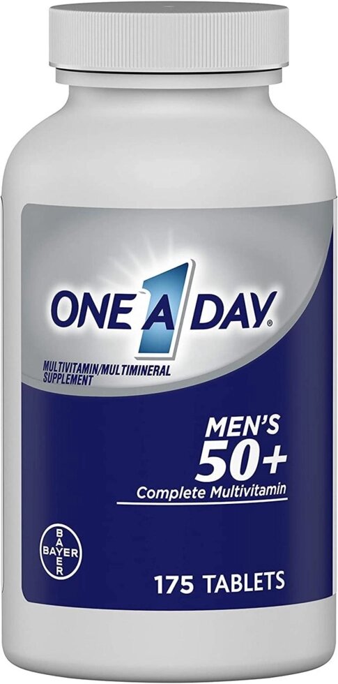 Мультивітаміни для чоловіків 50+, One-A-Day, Bayer, 175 таблеток від компанії Інтернет магазин "Канбан" - фото 1