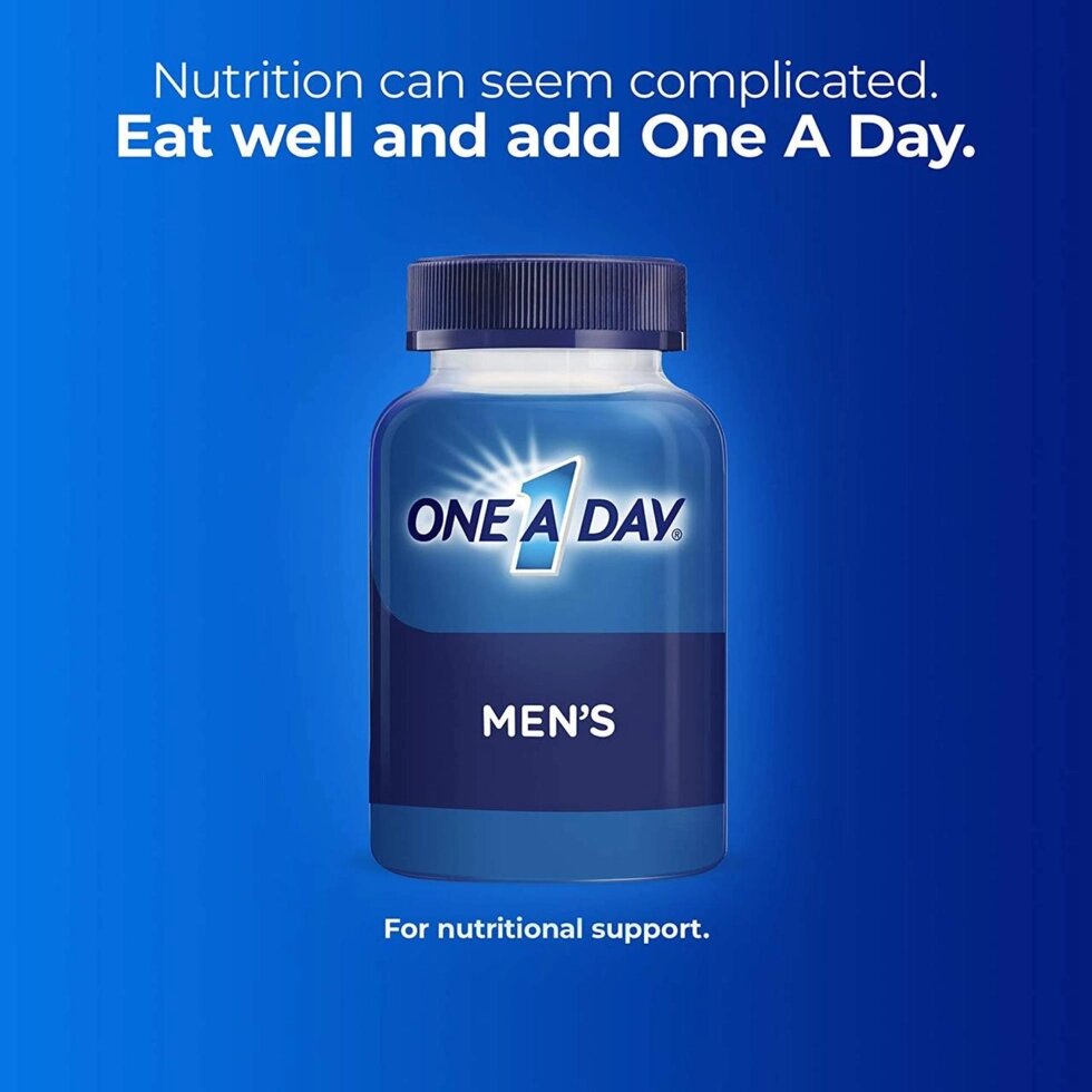 Мультивітаміни для чоловіків, One-A-Day, Bayer, 100 таблеток від компанії Інтернет магазин "Канбан" - фото 1