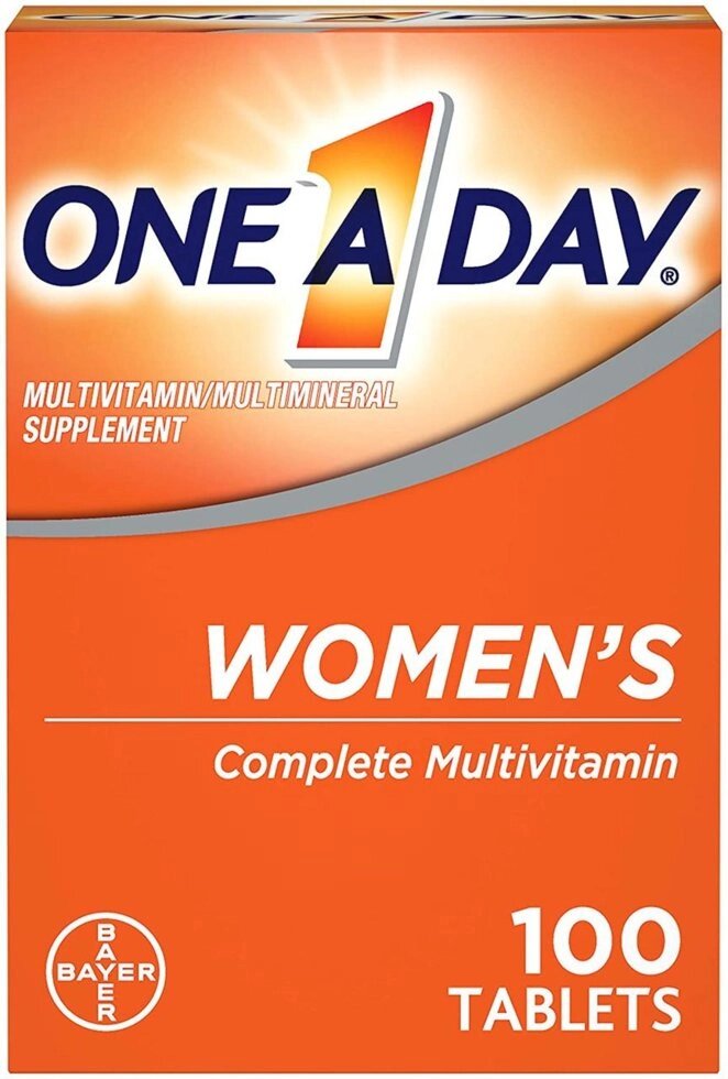Мультивітаміни і мінерали для жінок One-A-Day, Bayer, 100 таблеток від компанії Інтернет магазин "Канбан" - фото 1