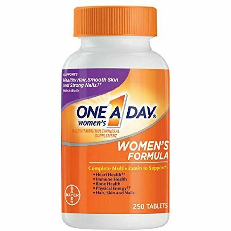 Мультивітаміни і мінерали для жінок One-A-Day, Bayer, 250 таблеток від компанії Інтернет магазин "Канбан" - фото 1